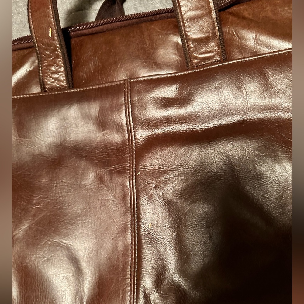 EUC Kenneth Cole Reaction leather-look briefcase laptop bag - Picture 14 of 14